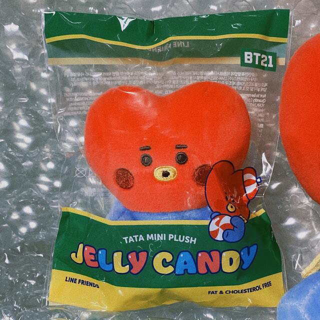 BT21(ビーティーイシビル)のBTS BT21 TATA タタ Jelly Candy ぬいぐるみ公式 エンタメ/ホビーのタレントグッズ(アイドルグッズ)の商品写真