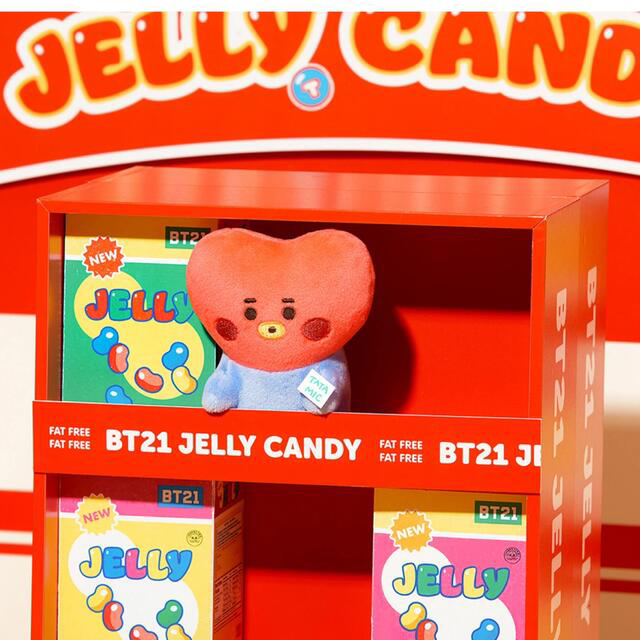 BT21(ビーティーイシビル)のBTS BT21 TATA タタ Jelly Candy ぬいぐるみ公式 エンタメ/ホビーのタレントグッズ(アイドルグッズ)の商品写真