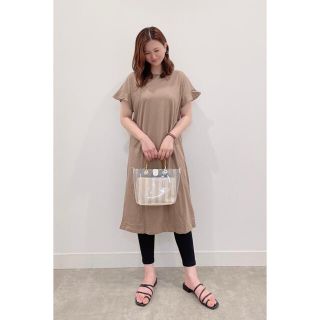 ジーユー(GU)の【美品】GU💗フレアスリーブワンピース💗半袖(ロングワンピース/マキシワンピース)