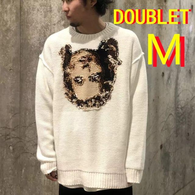 陰山織物謹製 新品未使用 doublet 14AW トナカイニット Mサイズ - 通販