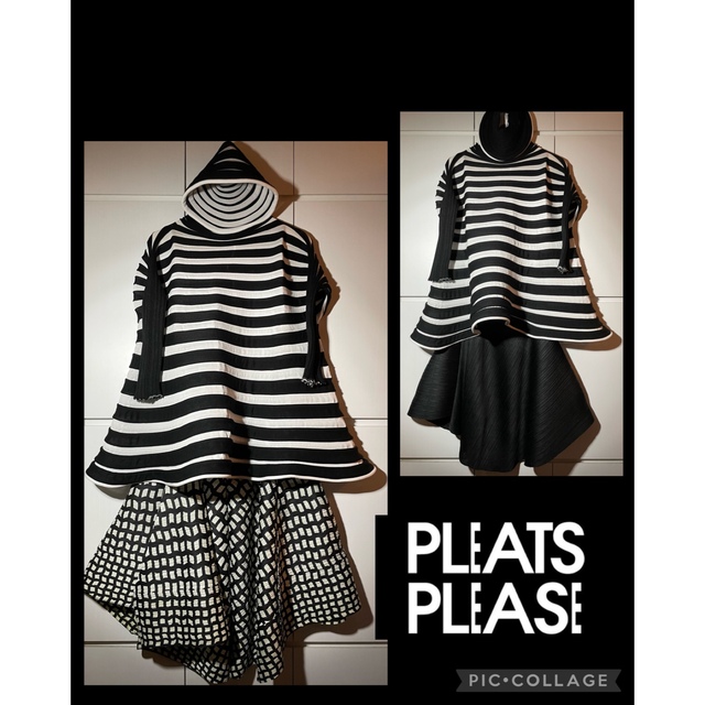 プリーツプリーズ チュニックワンピースpleats please イッセイミヤケ