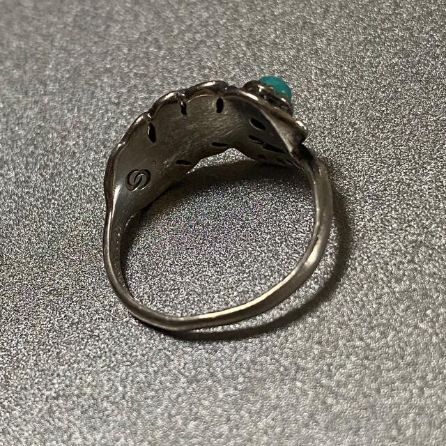 ターコイズフェザーリング　バングルセット レディースのアクセサリー(リング(指輪))の商品写真