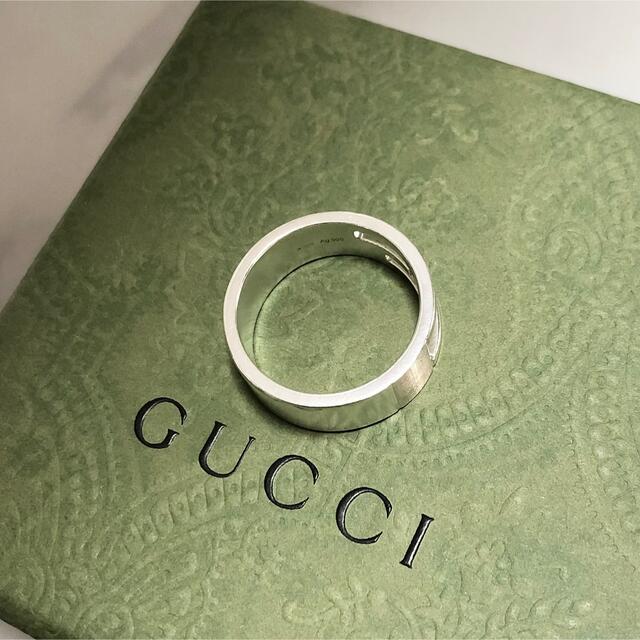 Gucci - グッチ 指輪 シルバー 銀 925 オープン G くりぬき メンズ