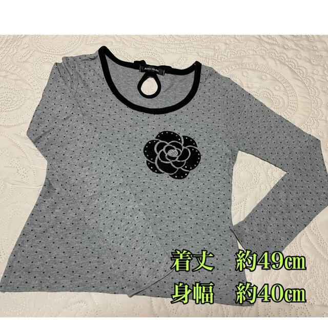 ⑧グレーロンT レディースのトップス(Tシャツ(長袖/七分))の商品写真