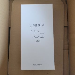 ソニー(SONY)のXperia 10 iii Lite ホワイト XQ-BT44(スマートフォン本体)