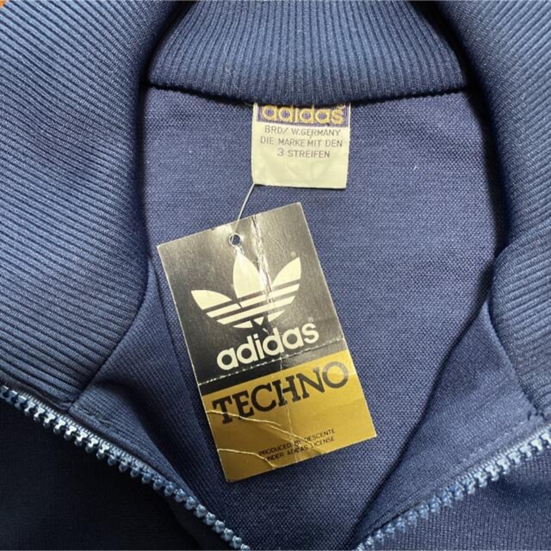 デッドストック タグ付 adidas デサント製  70s 80s ヴィンテージ