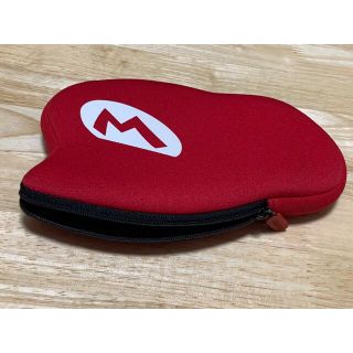 ニンテンドー3DS(ニンテンドー3DS)の【非売品】ニンテンドー3DSポーチ マリオ帽(キャラクターグッズ)