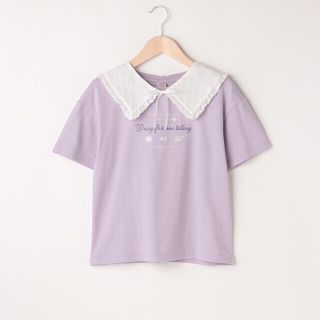 メゾピアノジュニア(mezzo piano junior)のメゾピアノ新品新作タグ付きセーラーつけ衿半袖Tシャツ150(Tシャツ/カットソー)