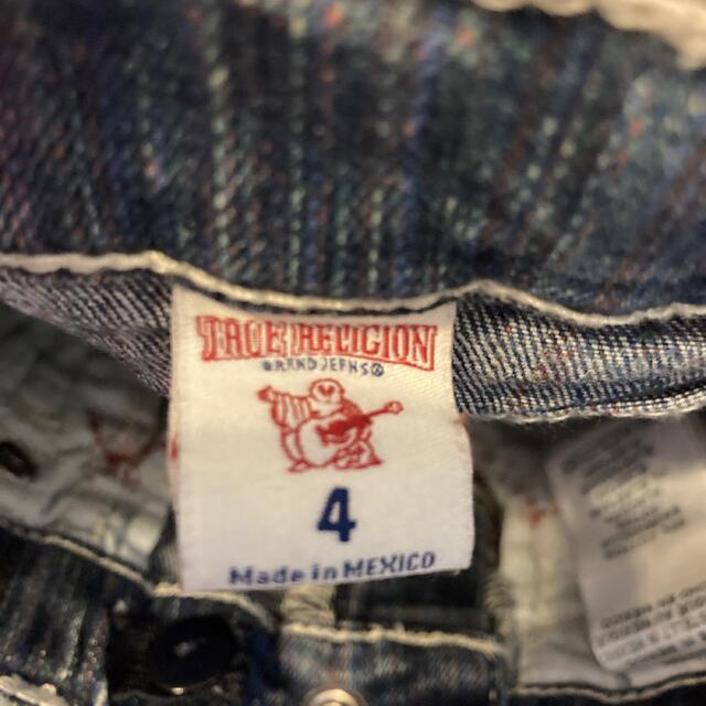 True Religion(トゥルーレリジョン)のTRUE RELIGION デニムパンツ サイズ4 キッズ/ベビー/マタニティのキッズ服男の子用(90cm~)(パンツ/スパッツ)の商品写真