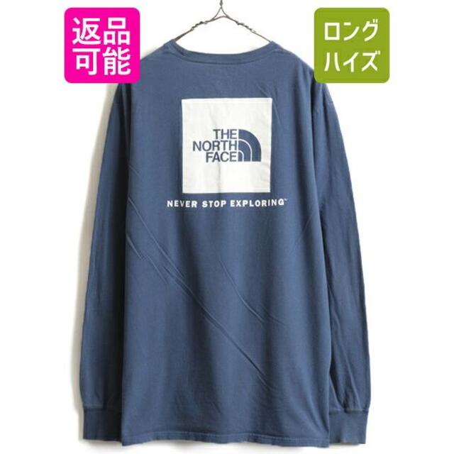 THE NORTH FACE(ザノースフェイス)の大きいサイズ XL ■ ノースフェイス 両面 ビッグ ロゴ プリント 長袖 Tシ メンズのトップス(Tシャツ/カットソー(半袖/袖なし))の商品写真