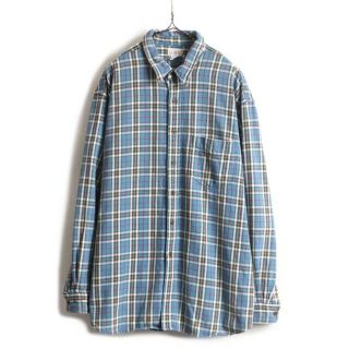 J.Crew - 90's 大きいサイズ XL □ JCREW チェック 長袖 ヘビー