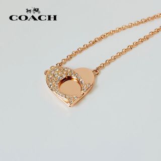 コーチ(COACH)の【新生活応援】コーチ ネックレス ペンダント 91423 新品 ハート(ネックレス)