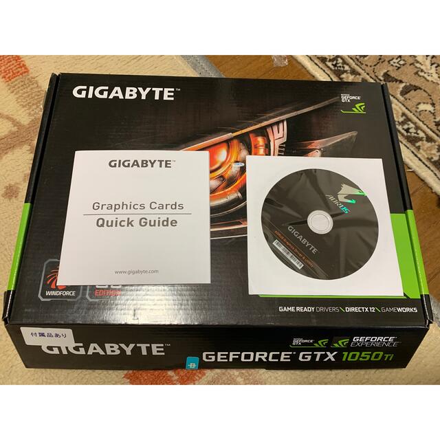 GIGABYTE GTX1050Ti OC版PCパーツ