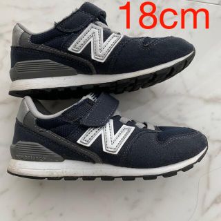 New Balance - ニューバランス キッズ スニーカー 18cm ネイビー