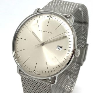 ユンハンス(JUNGHANS)のユンハンス 41/4463.48 マックスビル クォーツ デイト メンズ腕時計(腕時計(アナログ))