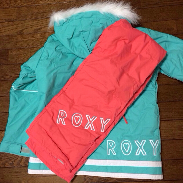 Roxy(ロキシー)のスキー☆スノボーウェア上下セット キッズ/ベビー/マタニティのキッズ服女の子用(90cm~)(その他)の商品写真