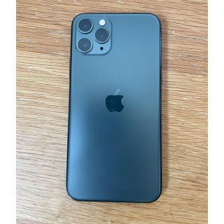 アイフォーン(iPhone)のiPhone 11pro 本体　64GB ミッドナイトグリーン　ジャンク品(スマートフォン本体)