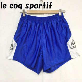 ルコックスポルティフ(le coq sportif)の【人気】ルコックスポルティフ ジャージ ハーフパンツ ブルー サイズLL(ショートパンツ)