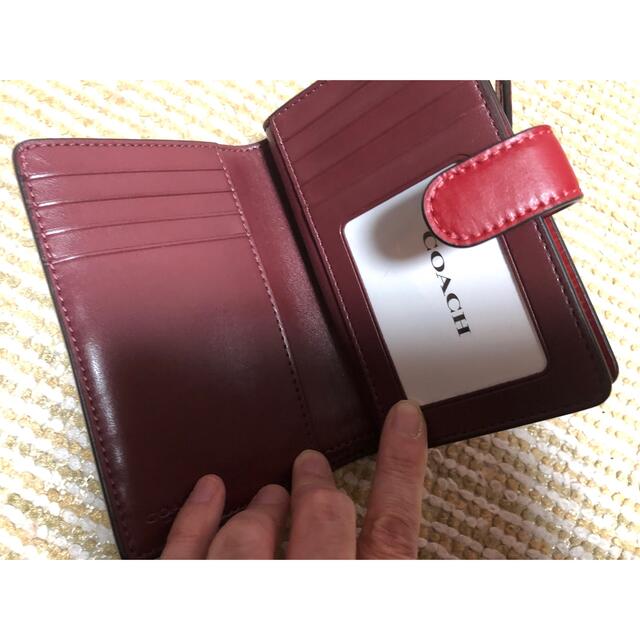 新品未使用☆COACH 二つ折り財布