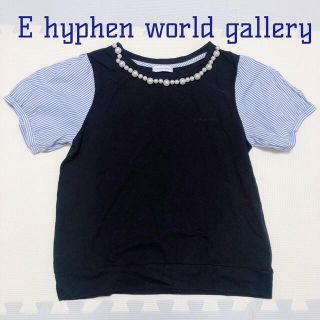 イーハイフンワールドギャラリー(E hyphen world gallery)のE hyphen world gallery トップス　夏物(カットソー(半袖/袖なし))