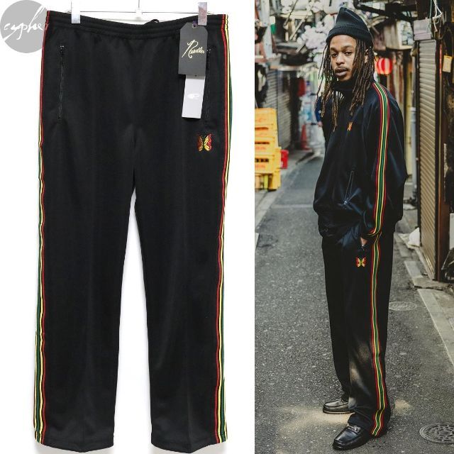 L 新品 BEAMS 別注 Needles トラック パンツ ラスタ ジャージ-eastgate.mk