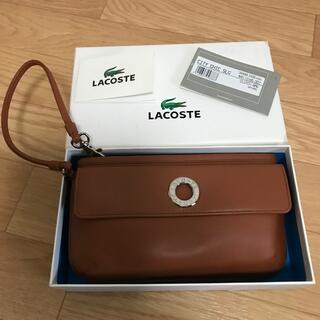 ラコステ(LACOSTE)のラコステ大きめお財布にもなるポーチ新品未使用ですが難あり(ポーチ)