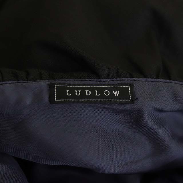 LUDLOW - ラドロー LUDLOW ワンピース ミニ ノースリーブ 36 黒