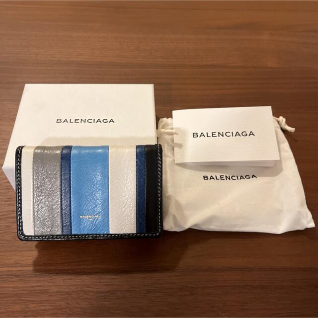 Balenciaga(バレンシアガ)の正規品　バレンシアガ  カードケース　財布　ストライプ　バザール メンズのファッション小物(名刺入れ/定期入れ)の商品写真