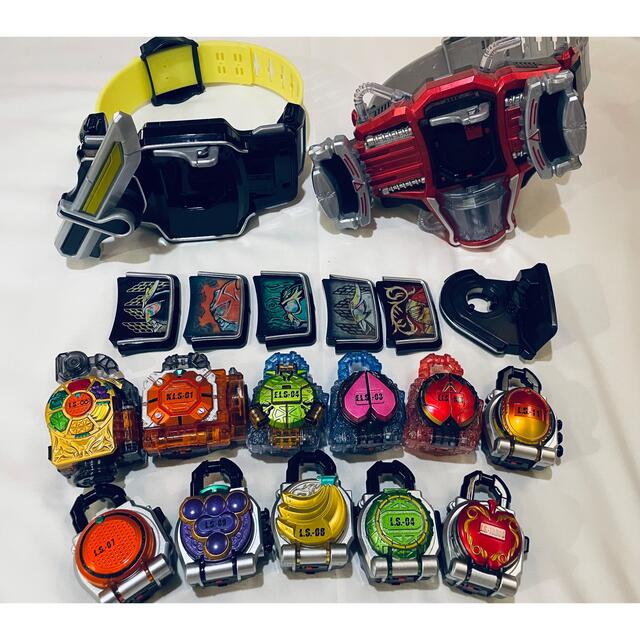 人気の 仮面ライダー鎧武 ロックシードセット DX戦極ドライバー＆DX