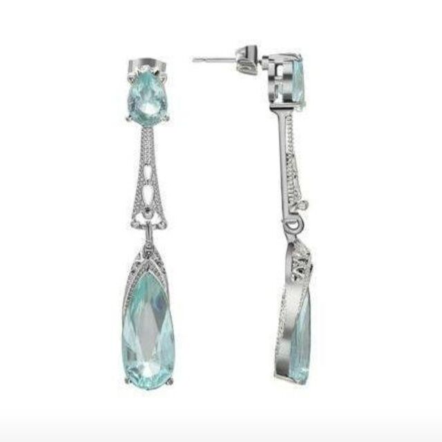 即決☆あこや真珠7mm☆揺れる✨0.3ctダイヤモンドプラチナピアス