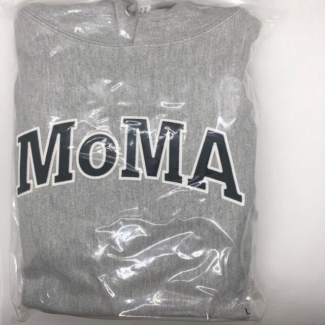 MOMA(モマ)のチャンピオン MoMA モマ フーディー パーカー Lサイズ メンズのトップス(パーカー)の商品写真