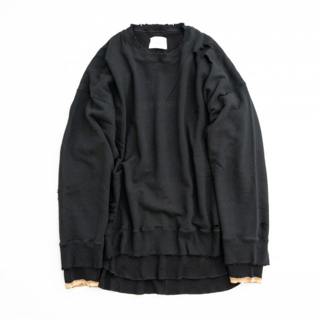 stein 21ss OVERSIZED LAYERED SWEAT