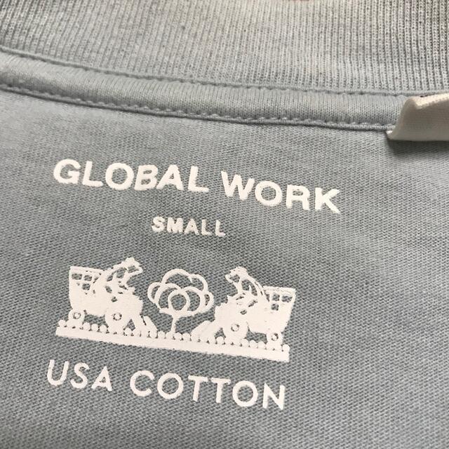 GLOBAL WORK(グローバルワーク)のグローバルワーク　ロンT オーバーサイズ　くすみブルー　レイヤードに メンズのトップス(Tシャツ/カットソー(七分/長袖))の商品写真