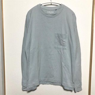 グローバルワーク(GLOBAL WORK)のグローバルワーク　ロンT オーバーサイズ　くすみブルー　レイヤードに(Tシャツ/カットソー(七分/長袖))