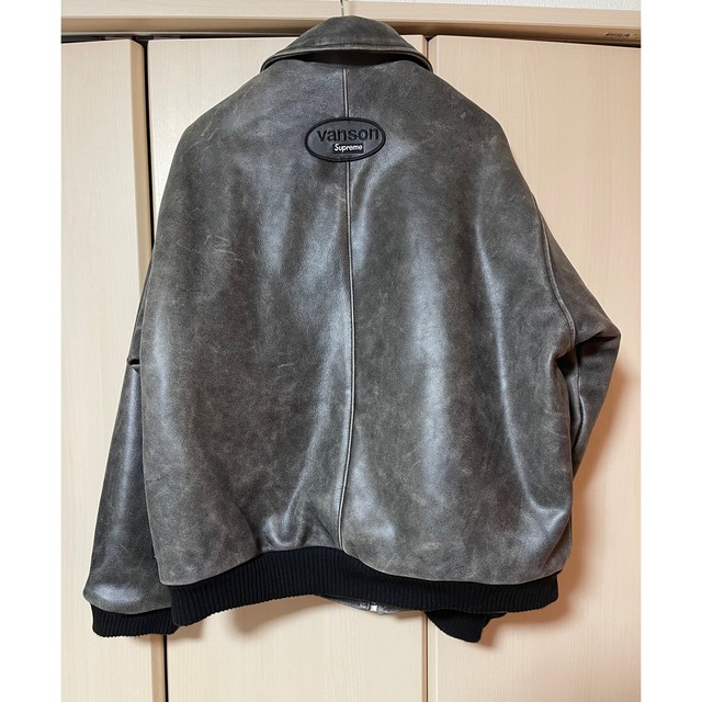 Supreme Vanson Worn Leather Jacket | www.cestujemtrekujem.com