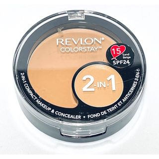 レブロン(REVLON)のレブロン カラーステイ ツーインワン コンパクト 15 サンドベージュ 2IN1(ファンデーション)