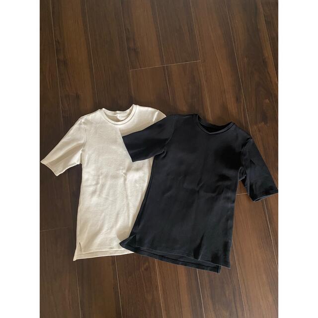 L'Appartement DEUXIEME CLASSE(アパルトモンドゥーズィエムクラス)のハイ様　アパルトモン　グッドグリーフ　リブTシャツ レディースのトップス(Tシャツ(半袖/袖なし))の商品写真