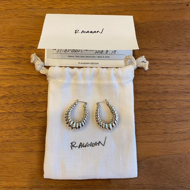 R.ALAGAN ララガン　美品⭐︎SHELL earring silverピアス