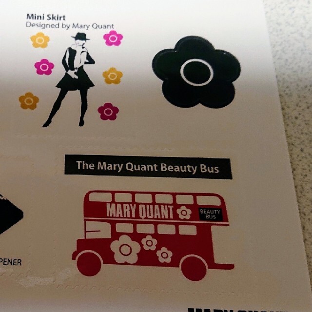 MARY QUANT(マリークワント)のMARY QUANT シール(切手風シート) インテリア/住まい/日用品の文房具(シール)の商品写真