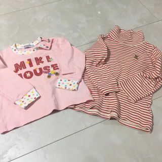 ミキハウス(mikihouse)のミキハウス　2枚セット(Tシャツ/カットソー)