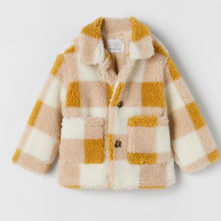 ザラキッズ(ZARA KIDS)のZARA baby ボア　アウター　新品(ジャケット/上着)