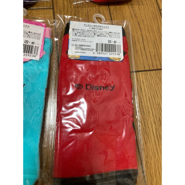 Disney(ディズニー)のゆずもも様専用　4足セット キッズ/ベビー/マタニティのこども用ファッション小物(靴下/タイツ)の商品写真