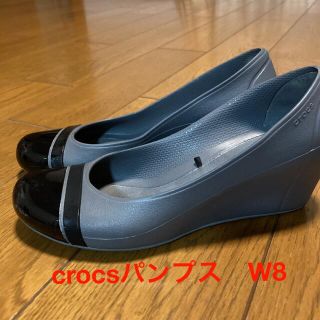 クロス(CROSS)のcobaco様　crocsパンプス　W8(ハイヒール/パンプス)