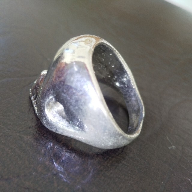スカルリング ドクロ メッキ 19号 メンズのアクセサリー(リング(指輪))の商品写真