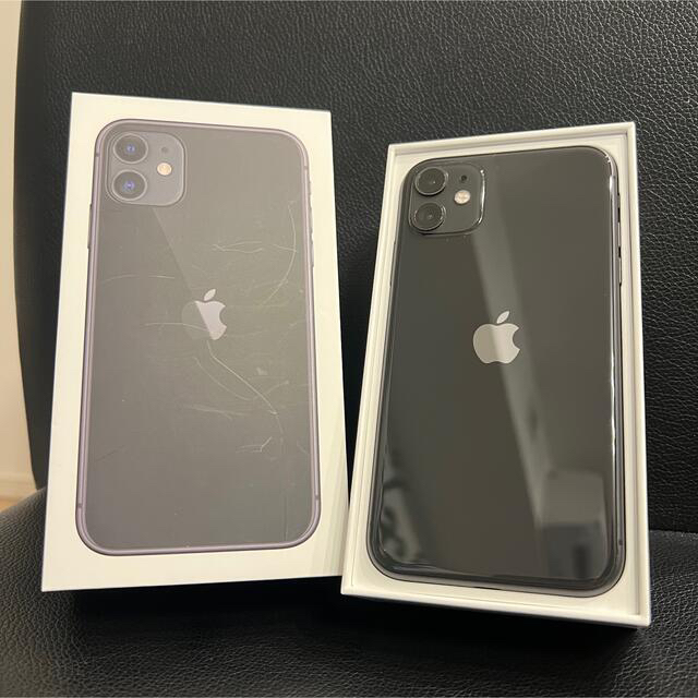 iPhone(アイフォーン)のApple iphone 11 128GB ブラック 6.1インチ 美品 スマホ/家電/カメラのスマートフォン/携帯電話(スマートフォン本体)の商品写真