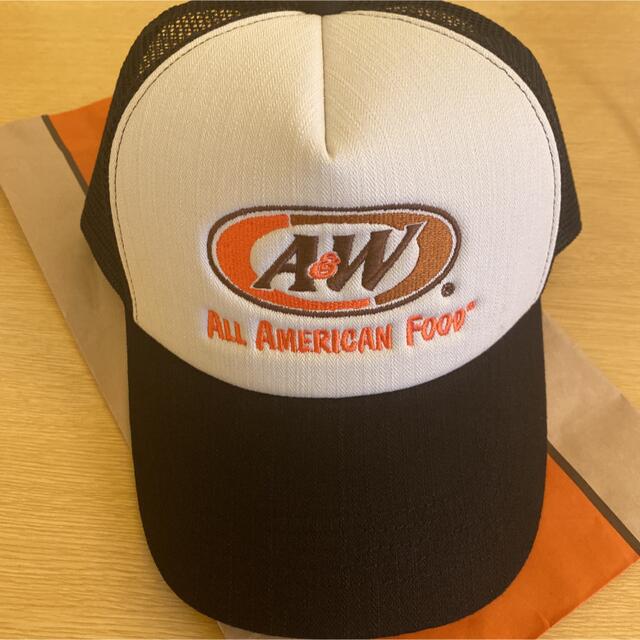 a&w ロゴ　メッシュキャップ　LEX着用 メンズの帽子(キャップ)の商品写真