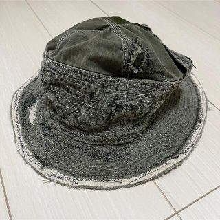 キャピタル(KAPITAL)のKapital 老人と海HAT クラッシュメイク カーキ(ハット)