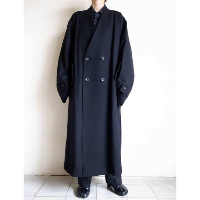 stein OVERSIZED LINEAR NO COLLAR COAT www.krzysztofbialy.com