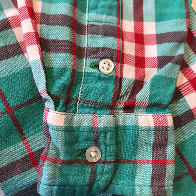 Ralph Lauren(ラルフローレン)のラルフローレン　チェックシャツ ギッズ120 キッズ/ベビー/マタニティのキッズ服男の子用(90cm~)(Tシャツ/カットソー)の商品写真