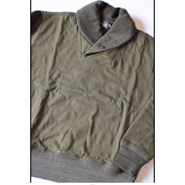 新品*RRL*キルテッド ジャージー プルオーバー*M* ダブルアールエル-